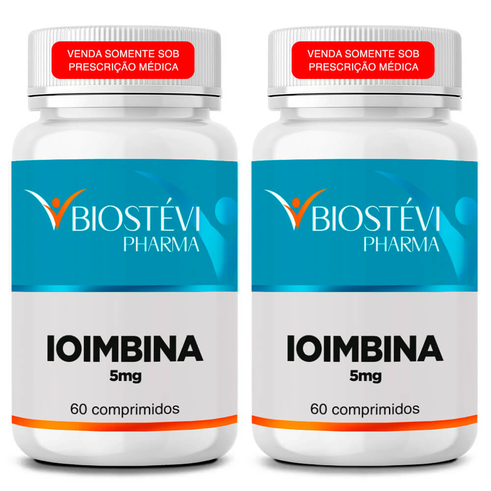 VTEX 639 - Kit 2 Potes Ioimbine 5mg 60 capsulas